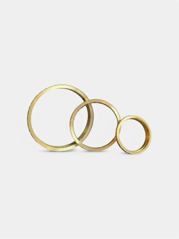 النگویی سرشعله تکنویی برنجی